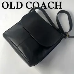美品✨️ OLD COACH オールドコーチ ショルダーバッグ USA製 本革 黒のサムネイル