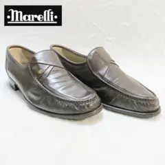 マレリー marelli ローファー 25.5cm ブラウン