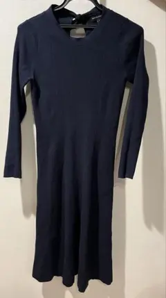 【値段交渉ok】BANANA REPUBLIC ネイビー　 ニットワンピース S
