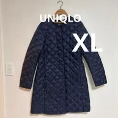 ユニクロウルトラライトダウン ネイビー ロングコートXL