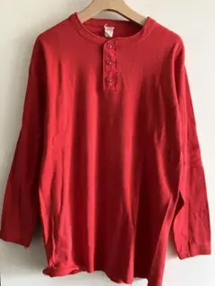 healthknit ヘルスニット ヘンリーネック ロンT サーマル 70s