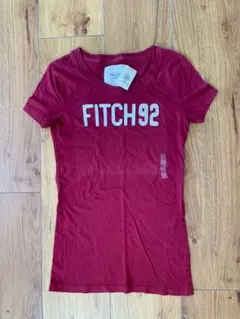 Abercrombie & Fitch ロゴTシャツ レッド Mのサムネイル