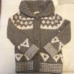 お値下げ♪ビームス カウチンセーター⚫︎ニットカーディガン アウターとしても…