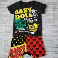 BABYDOLL 上下セット ＊90cm