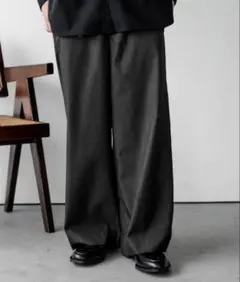 26SS WOOL TROPICAL 2-TUCK EASY PANTS - メルカリ