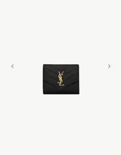 【美品】SAINT LAURENT モノグラムマルチフォールドウォレット