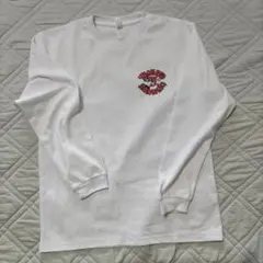 【たむじょー】ランニングユーチューバー　ホワイト長袖シャツ Lサイズ