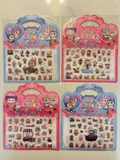 大人気♡ラブブ♡プクプクシール４種セット
