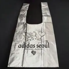 【新品】adidas 韓国限定 アディダス　エコバッグ　シルバー エンジェル