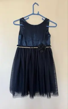 H&M キッズドレス ネイビー 128cm