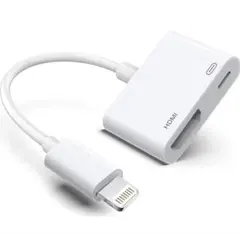 iPhone hdmi変換ケーブル ライトニング 設定不要・ APP不要