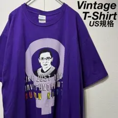 【US規格】希少 HUMAN RIGHTS プリント Tシャツ パープル XL