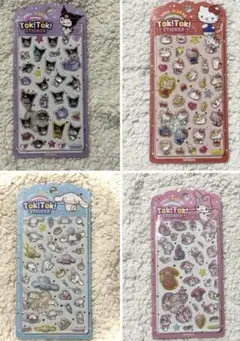 【正規品】韓国サンリオ公式！ハローキティ、マイメロ、クロミ、シナモン4枚セット