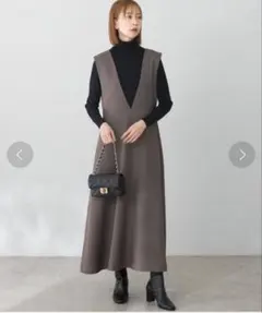 アーバンリサーチロッソ　2ウェイ　フレアジャンパーワンピース