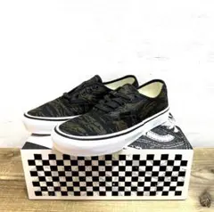 新品 27.5cm Vans スケートauthentic タイガーカモUSA企画