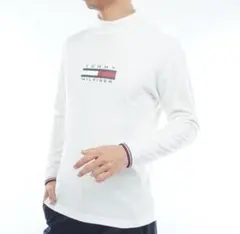 新品TOMMYHILFIGERトミーヒルフィガーゴルフメンズ長袖ハイネックシャツ
