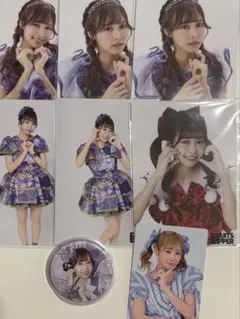 仲川瑠夏 FRUITSZIPPER ふるっぱー 生写真 缶バッジ トレカ