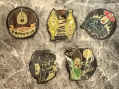 一番くじ　こびとづかん　H賞　蓄光ラバーコースター　5種セット