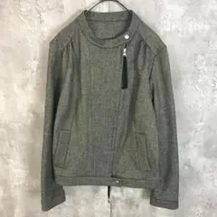 citrus notes（38サイズ）ノーカラージャケット/グレー/ウールのサムネイル