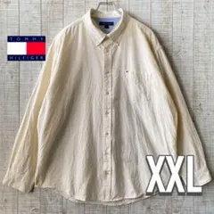 GWセール‼️ トミーヒルフィガー ボタンダウンシャツ XXL 大きいサイズ