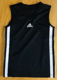 キッズ￼adidas ブラック ノースリーブタンクトップ