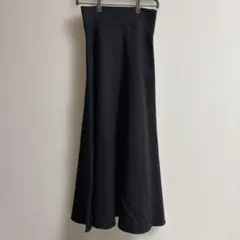 ロングスカート ブラック L ノーブランド