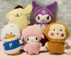 サンリオ　ふわもこワッペンこれくしょんマスコット②【5匹】
