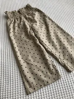 GUジーユー可愛いドット柄パンツ130cm