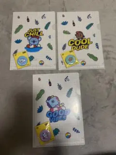 BT21 ミニファイル 缶バッジ 限定 非売品