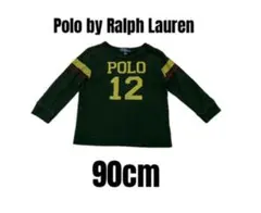 【ポロバイラルフローレン】長袖Tシャツ　プリント　POLO　ベビーキッズ　90