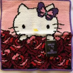 ANNA SUI ✖︎ ハローキティ シェニール織　タオルハンカチ