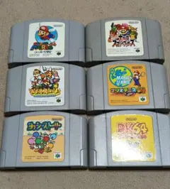 ニンテンドー64 マリオシリーズゲームソフト6本セット