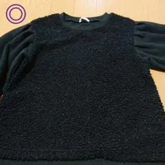 一度着用 GU トレーナー 黒