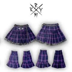 Kry clothing OCYAZUKE レッグウォーマー付きスカート