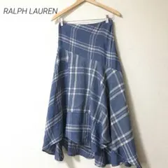 RALPH LAUREN リネン　アシンメトリー　ロングスカートのサムネイル