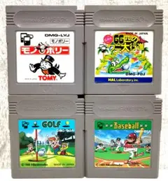 ゲームボーイ GB ソフト 4本 まとめ売り ニンテンドー モノポリーのサムネイル