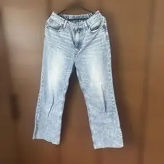 グローバルワーク　フレアデニムパンツ