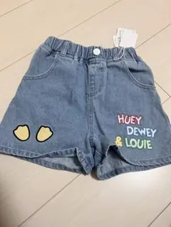 新品タグ付き！リトシー　ドナルド　デニムハーフパンツ　110