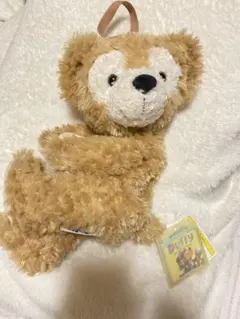タグ付き☆ダッフィー ぬいぐるみポーチ