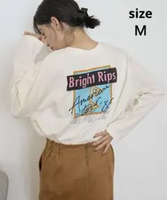 AMERICAN HOLIC Bright RipsロングTシャツ/チュニック