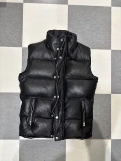 レザーダウンベスト ベスト