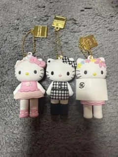 ハローキティ展 シークレットマスコットチャーム フェアリー バレエ 千鳥格子