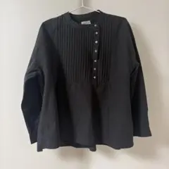 ソウルベリー　はちみつ堂　さらっと、おめかしブラウス　黒のサムネイル
