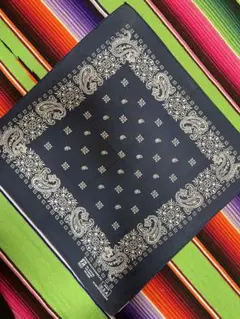 ジェイアダムス柄　ヴィンテージ　バンダナ　2枚セット 70s ジェイアダムス柄ヴィンテージバンダナ USA製 クロス