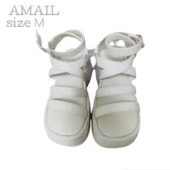 AMAIL MATURE&JILLプラットフォームベルトサンダル