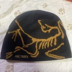 専用ARC'TERYX ニット帽・ビーニー 黒/金 - メルカリ