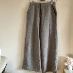 ユニクロ　ファーリーフリースパンツ　Mサイズ　ストレート　ややゆったり　￼グレー