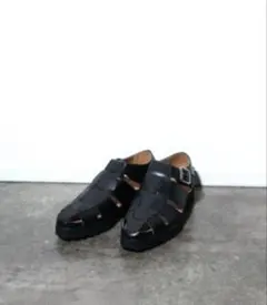 【美品】MBハイエンドレザーグルカサンダル ブラック M（26.5〜27.0） MBハイエンドレザーグルカサンダル - メルカリ