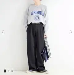 【新品・未使用】《3点セット》ジャカードロゴニットベルト付きダンボールパンツのサムネイル