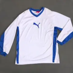 PUMA 長袖シャツ ホワイト ブルー XOサイズのサムネイル